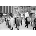 Show Protest Nuclear bomb testing 1960s Image